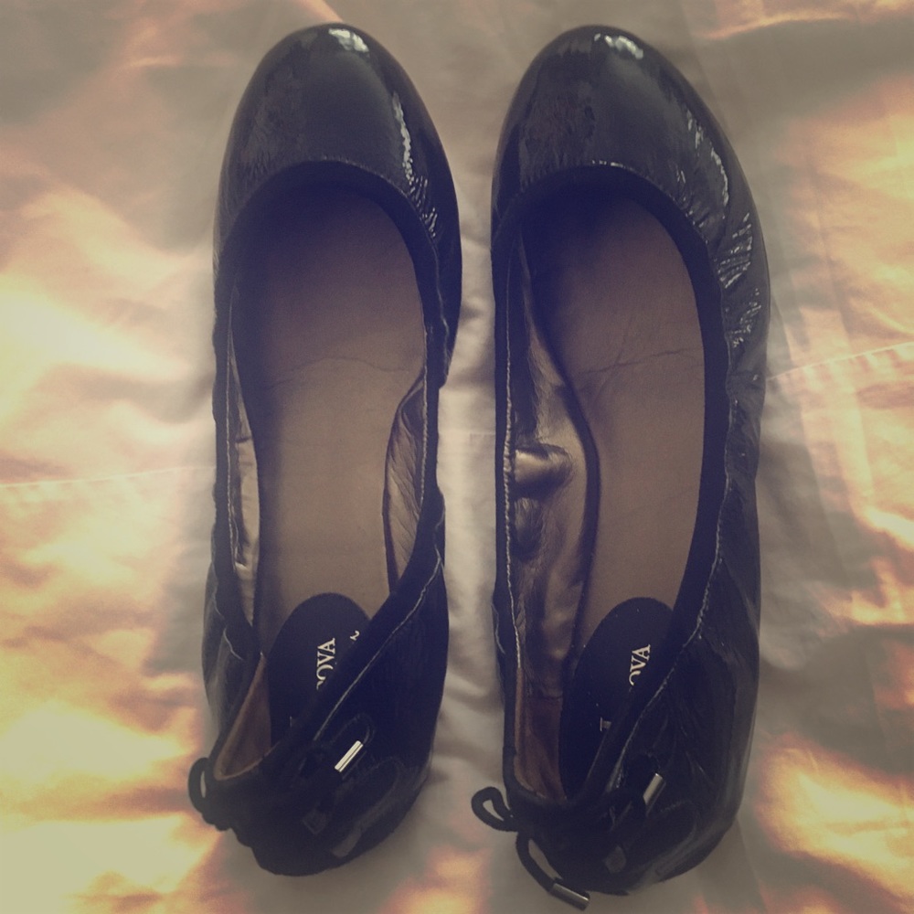Cole Haan Maria SharaPova patent leather flats